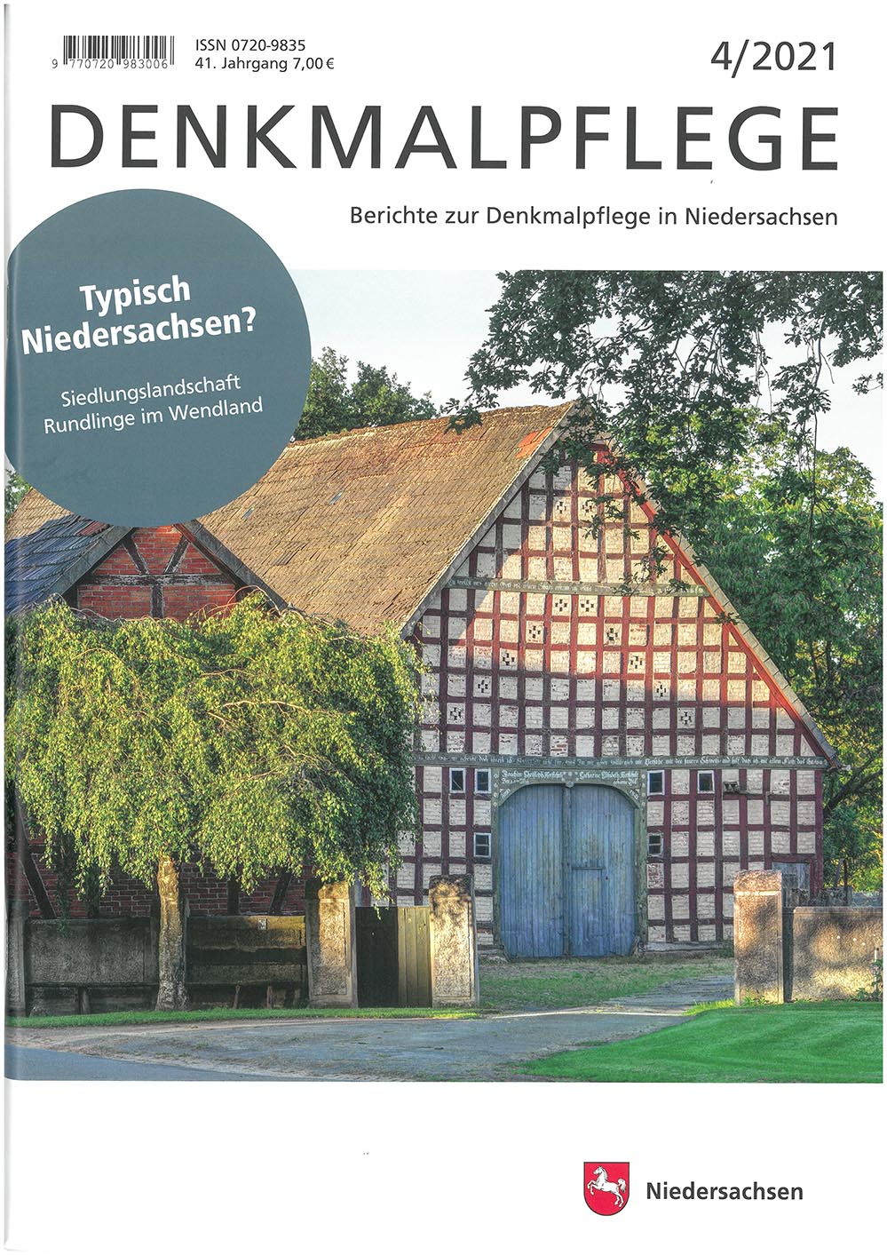Themenheft Siedlungslandschaft Berichte zur Denkmalpflege Heft 4 2021